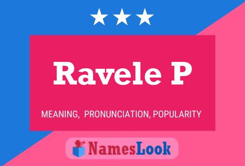 ملصق اسم Ravele P