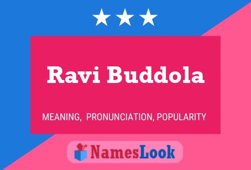 ملصق اسم Ravi Buddola