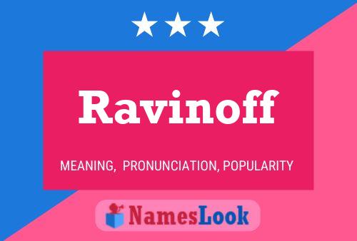 ملصق اسم Ravinoff