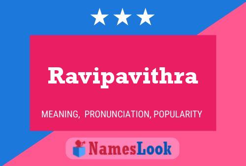 ملصق اسم Ravipavithra