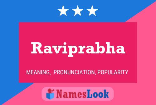 ملصق اسم Raviprabha