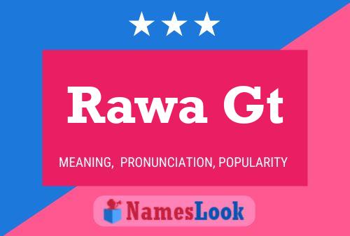 ملصق اسم Rawa Gt