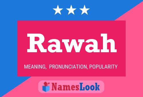 ملصق اسم Rawah