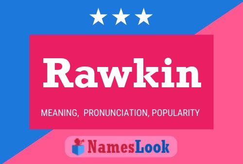 ملصق اسم Rawkin