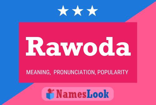 ملصق اسم Rawoda