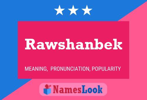 ملصق اسم Rawshanbek