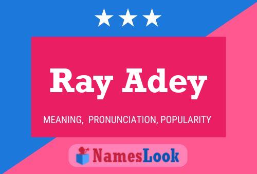 ملصق اسم Ray Adey