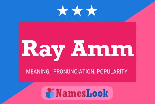 ملصق اسم Ray Amm