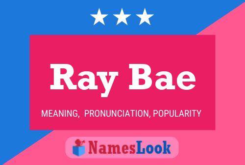 ملصق اسم Ray Bae