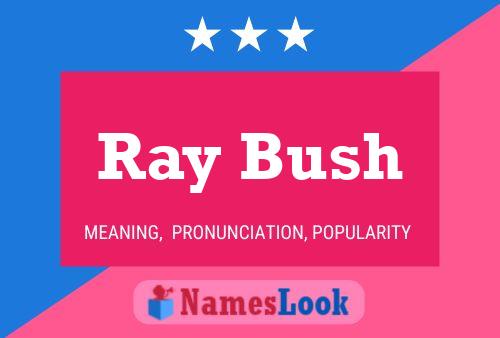 ملصق اسم Ray Bush