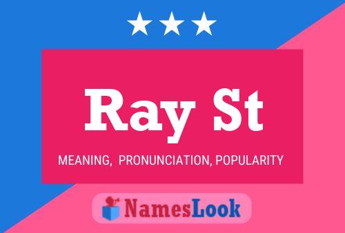 ملصق اسم Ray St