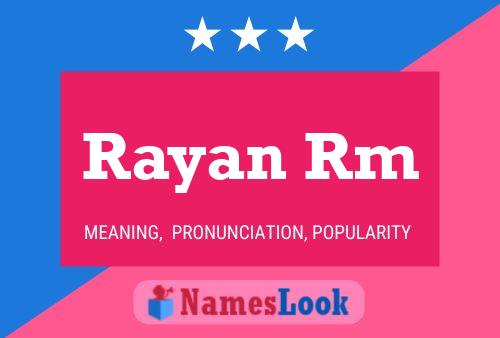 ملصق اسم Rayan Rm