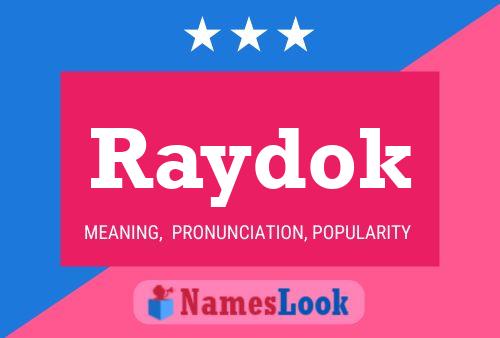 ملصق اسم Raydok