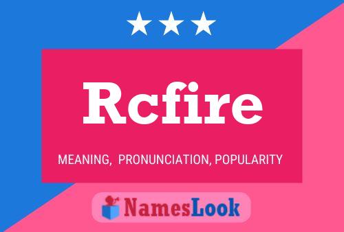 ملصق اسم Rcfire