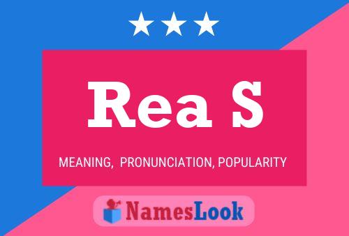 ملصق اسم Rea S