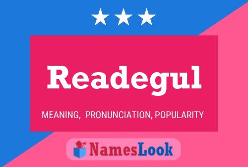 ملصق اسم Readegul