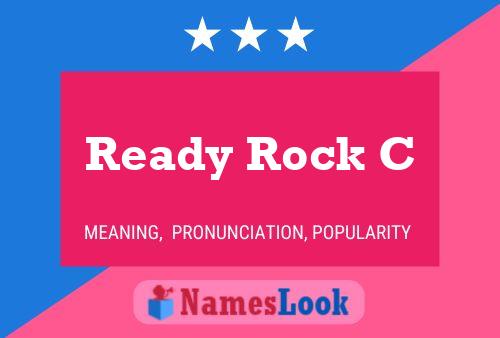 ملصق اسم Ready Rock C