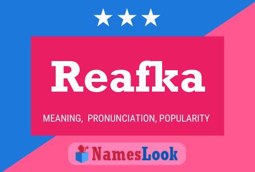 ملصق اسم Reafka