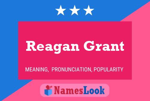 ملصق اسم Reagan Grant