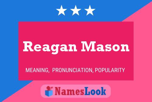 ملصق اسم Reagan Mason