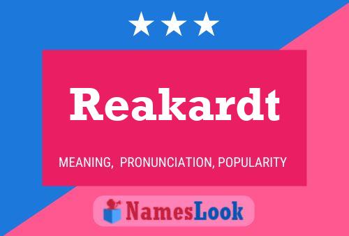 ملصق اسم Reakardt