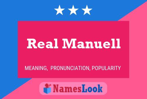 ملصق اسم Real Manuell