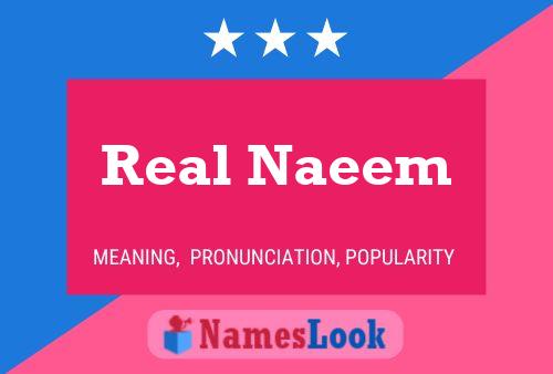 ملصق اسم Real Naeem