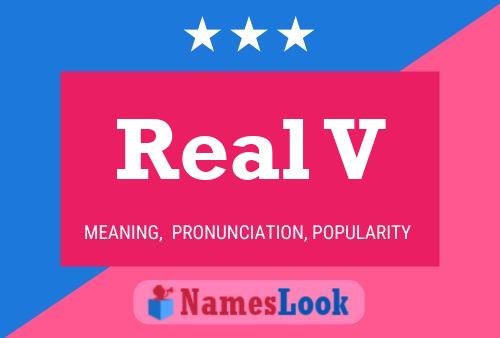 ملصق اسم Real V