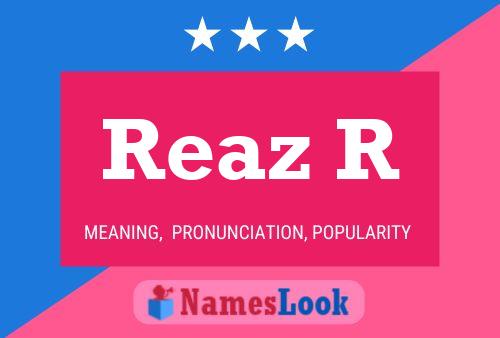 ملصق اسم Reaz R