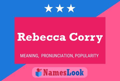 ملصق اسم Rebecca Corry