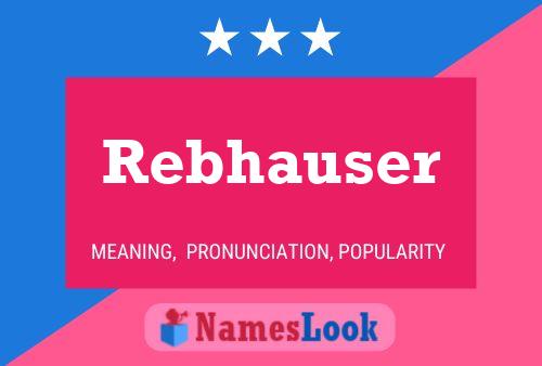 ملصق اسم Rebhauser