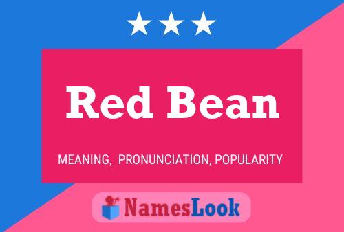 ملصق اسم Red Bean