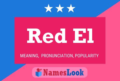 ملصق اسم Red El