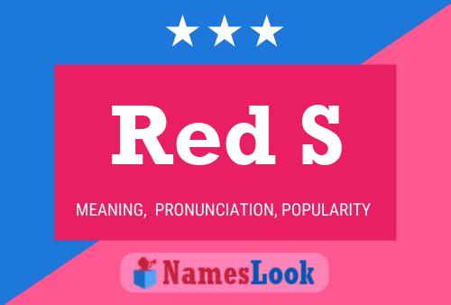 ملصق اسم Red S