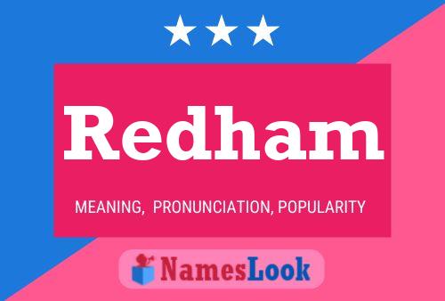 ملصق اسم Redham