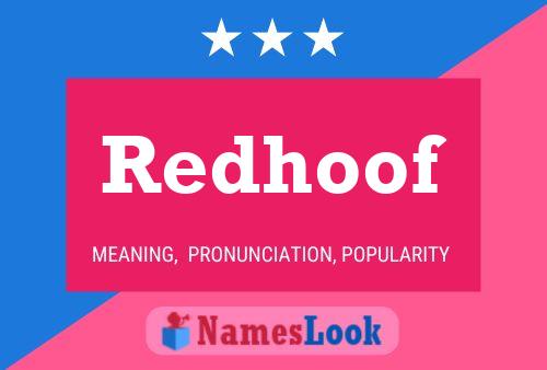 ملصق اسم Redhoof