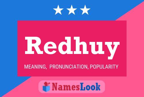 ملصق اسم Redhuy