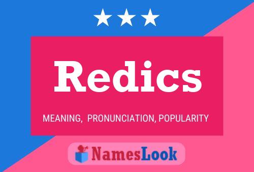 ملصق اسم Redics