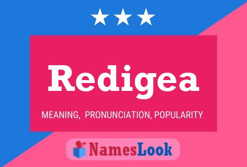 ملصق اسم Redigea