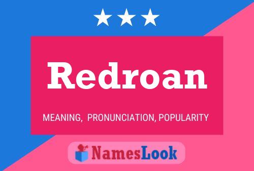 ملصق اسم Redroan