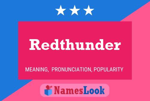 ملصق اسم Redthunder