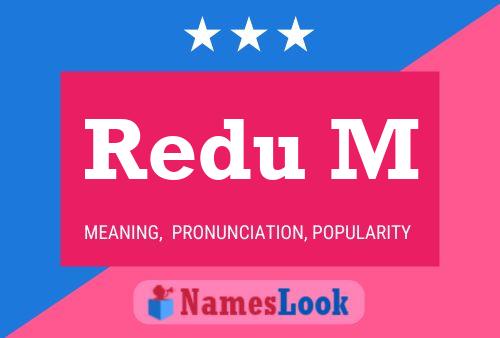 ملصق اسم Redu M