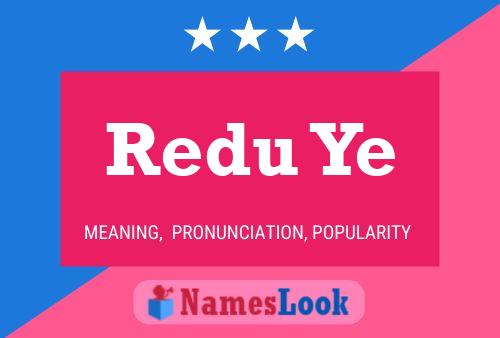 ملصق اسم Redu Ye