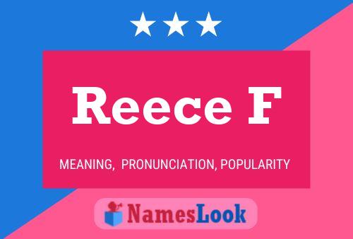 ملصق اسم Reece F