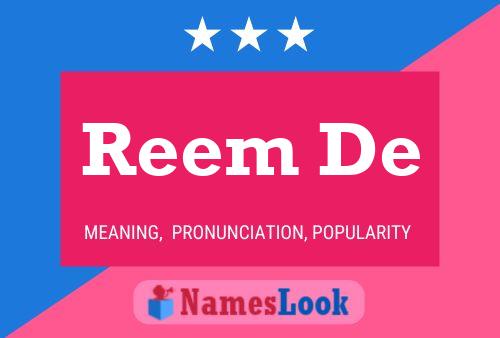 ملصق اسم Reem De