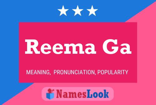 ملصق اسم Reema Ga