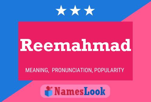 ملصق اسم Reemahmad