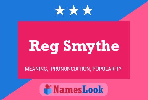 ملصق اسم Reg Smythe