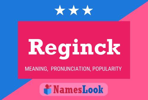 ملصق اسم Reginck