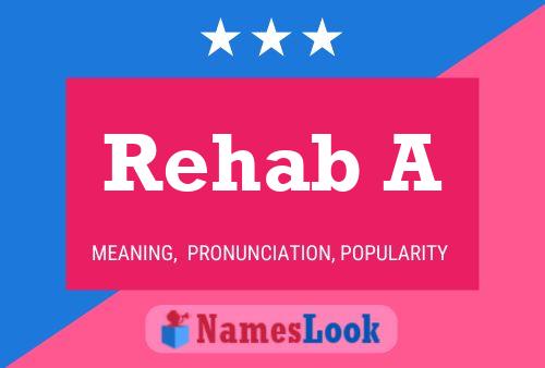 ملصق اسم Rehab A